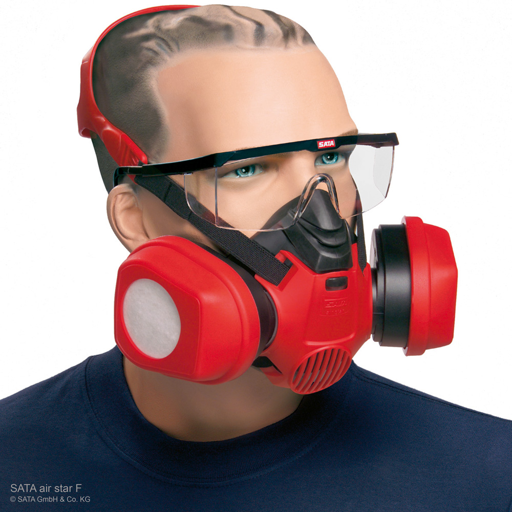 SATA air star F [mit Spezialfilter A2:P3 R D, 2 Vorfilterhalter und 10 Vorfilter] 
